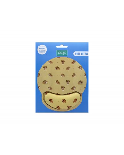 Alfombrilla de raton mr wonderful de gel ergonomica dog