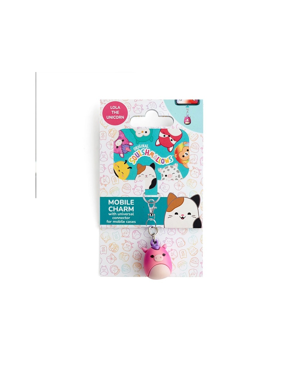 Colgante charm para movil squishmallows universal lola
