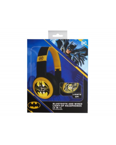 Auricular batman bluetooth con led y microfono batlogo