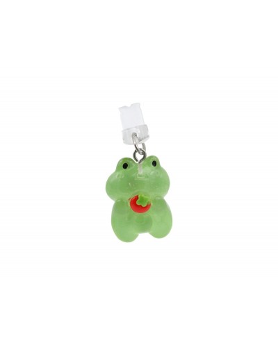 Colgante charm para movil funny lightning strawberry frog