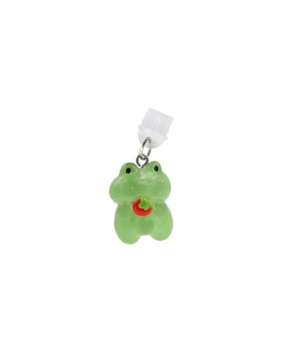Colgante charm para movil funny type c strawberry frog