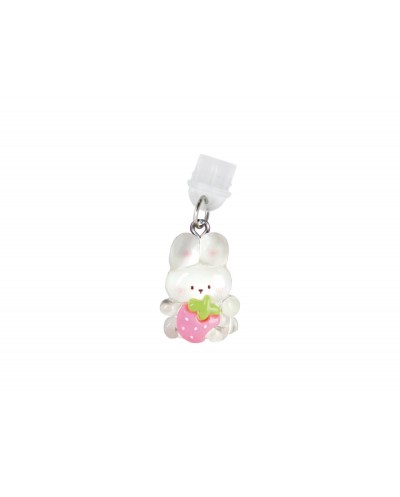 Colgante charm para movil funny type c white rabbit
