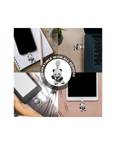 Colgante charm para movil funny type c panda