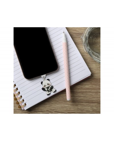 Colgante charm para movil funny type c panda