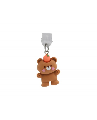 Colgante charm para movil funny type c carrot bear