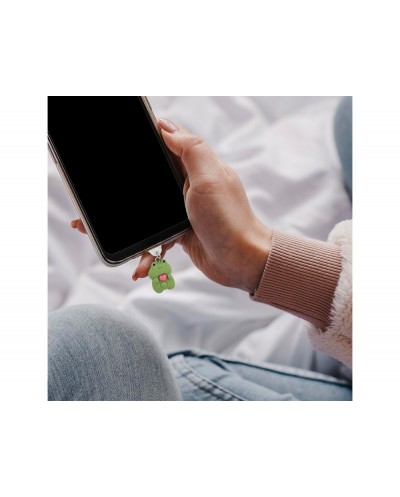 Colgante charm para movil funny lightning frog