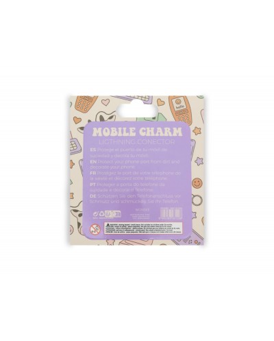 Colgante charm para movil funny lightning frog