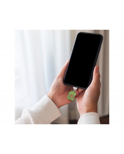Colgante charm para movil funny type c frog