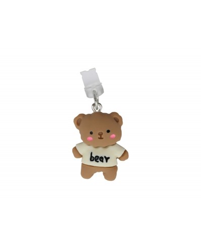 Colgante charm para movil funny lightning bear