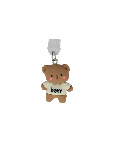 Colgante charm para movil funny type c bear