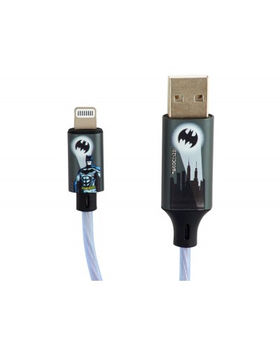 Cable usb a lighting iluminado logo batman 12 m