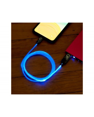 Cable usb a lighting iluminado logo batman 12 m