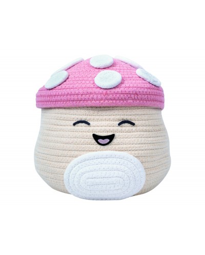 Cesta de almacenamiento tejida squishmallows malcolm