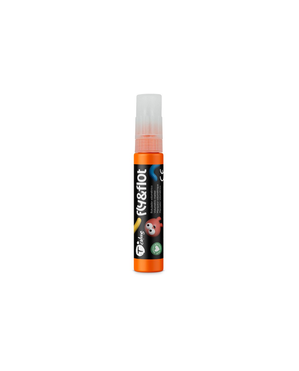 Rotulador tcolors flyflot efecto 3d volumetrico 25 ml color naranja