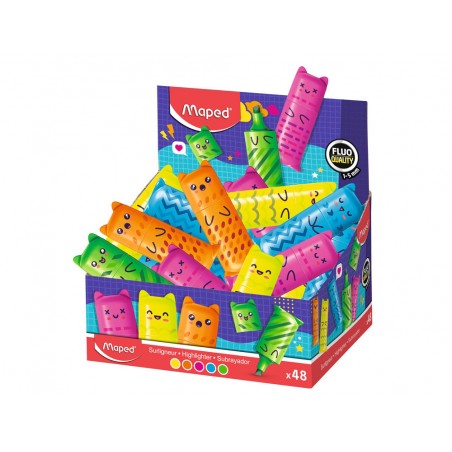 Rotulador maped fluorescente mini kawai