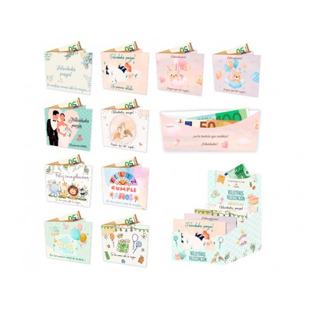 Billetero surtido plata