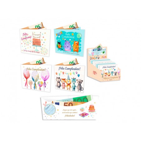 Billetero cumpleanos plata