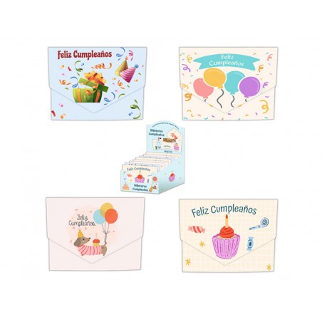 Billetero cierre cumpleanos plata