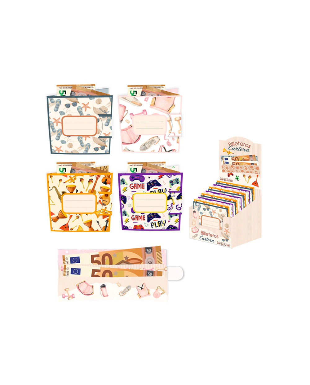 Billetero cartera plata