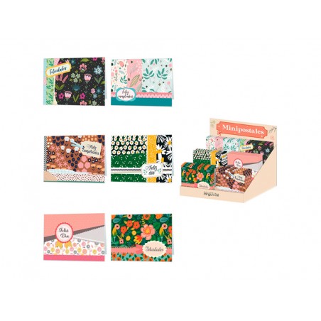 Mini postal arguval mujer 127x89 mm