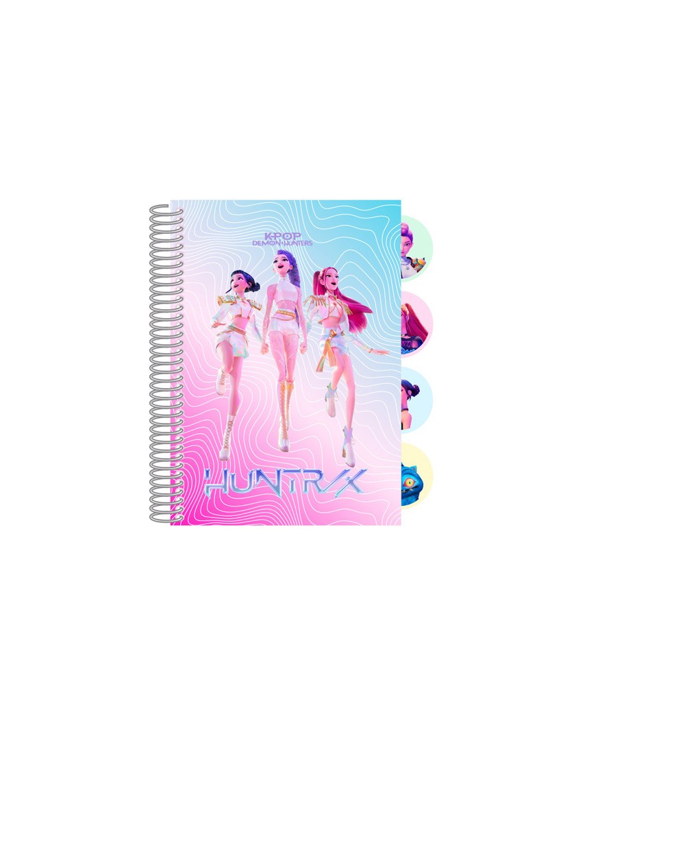 Bloc de notas safta a6 k pop demon hunters stationery 148x105 mm