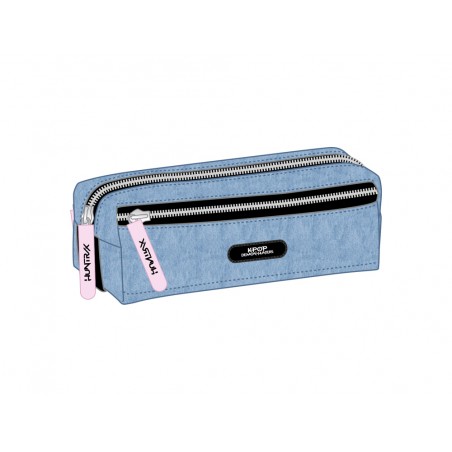 Bolso escolar portatodo safta triple pequeno con goma elastica 22cm k pop demon hunters x 85x220x60 mm