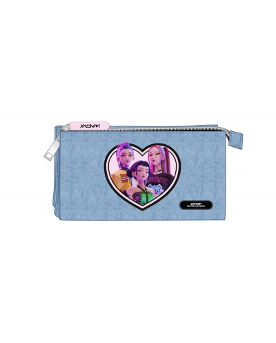 Bolso escolar portatodo safta triple k pop demon hunters x 120x220x30 mm