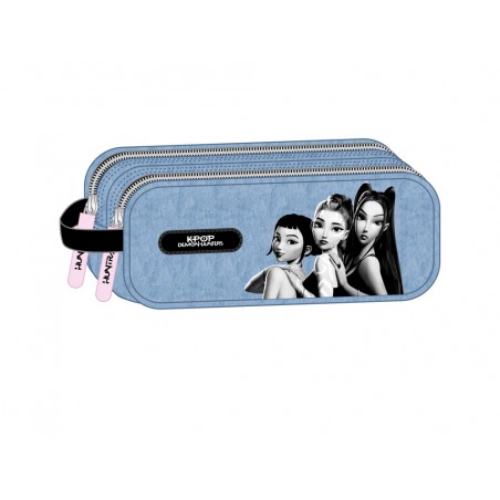Bolso escolar portatodo safta doble k pop demon hunters x 80x210x60 mm