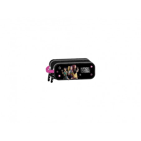 Bolso escolar portatodo safta doble k pop demon hunters energy 80x210x60 mm