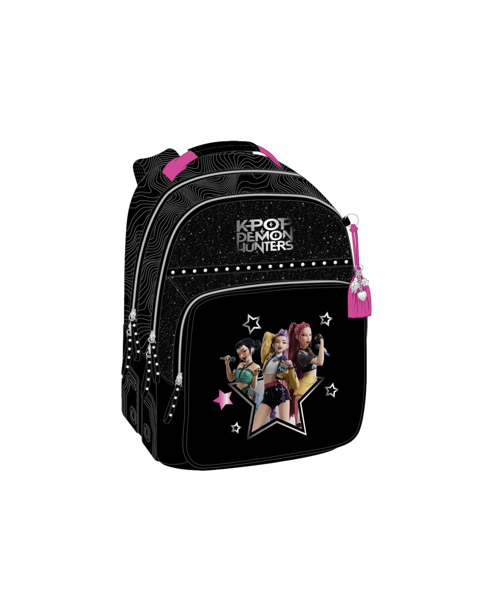 Mochila safta doble con cantoneras adaptable a carro k pop demon hunters energy 420x320x150 mm