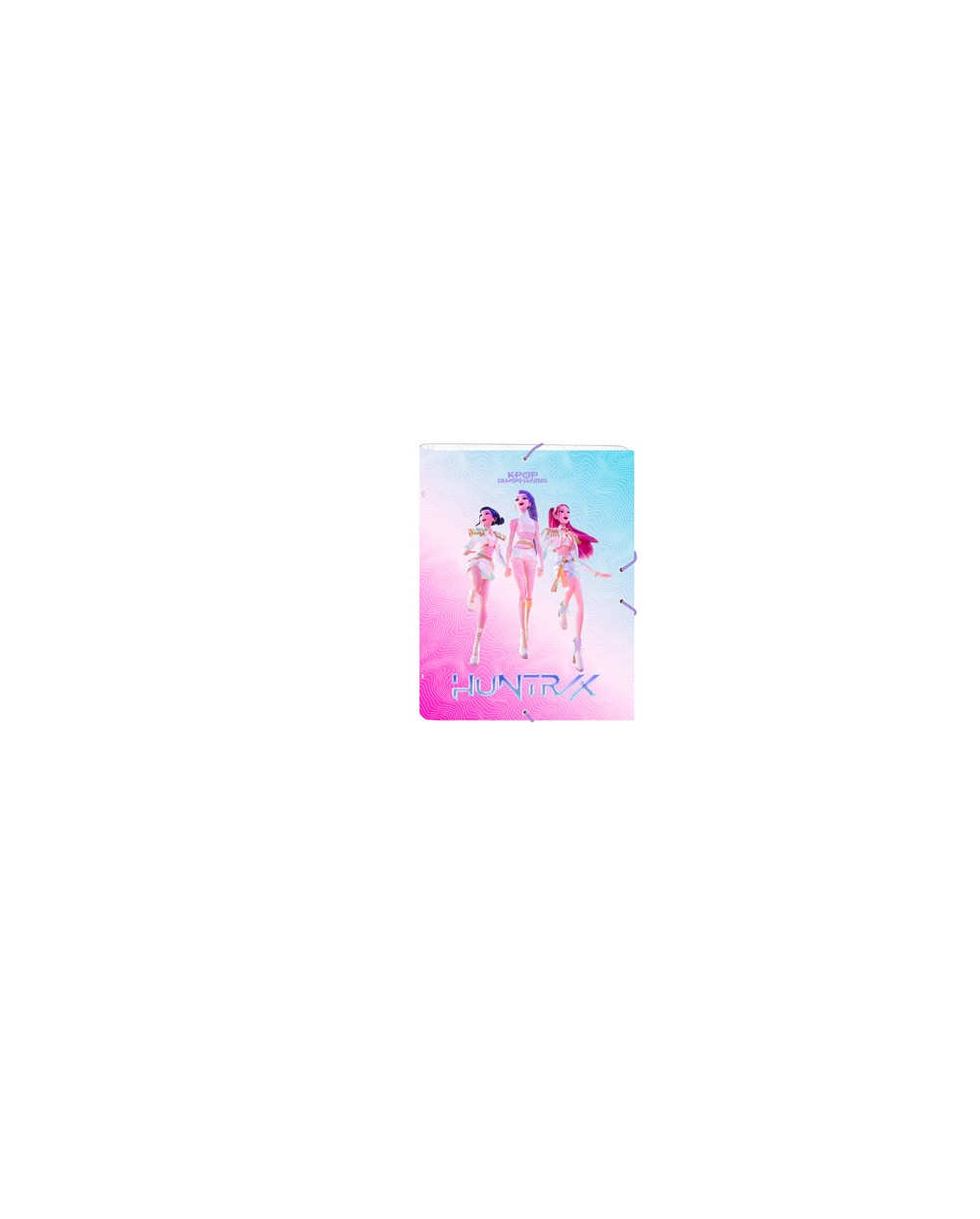 Carpeta clasificadora safta folio carton 12 departamentos k pop demon hunters stationery