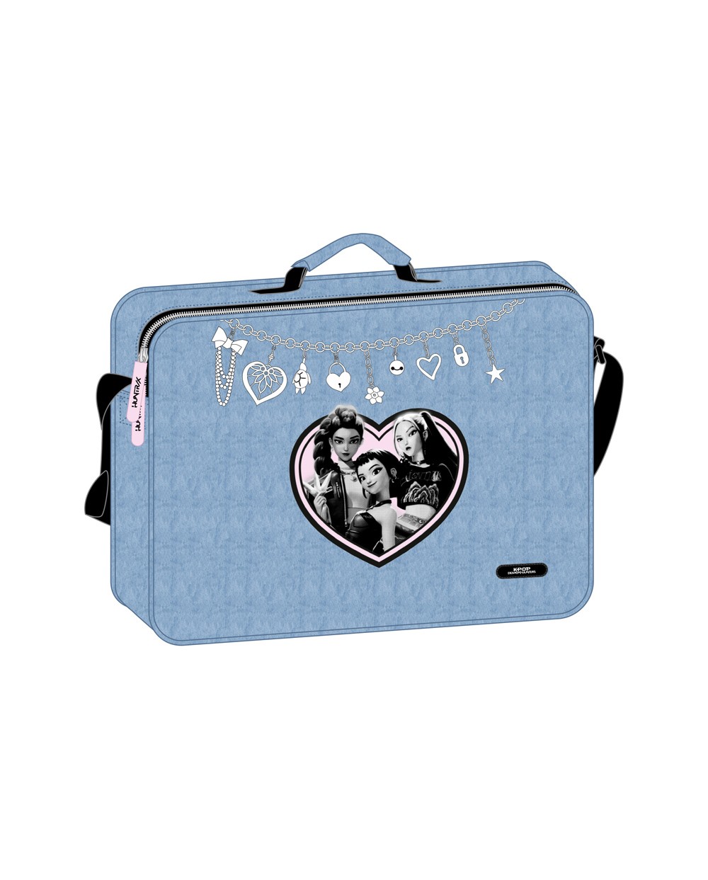 Cartera safta extraescolares k pop demon hunters x 180x380x60 mm
