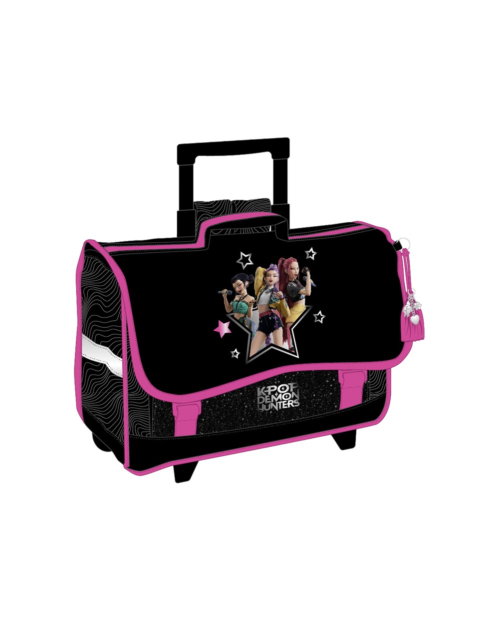 Cartera con carro safta k pop demon hunters energy 330x370x170 mm