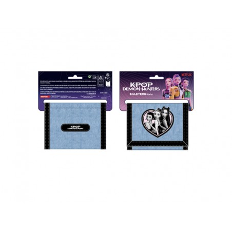 Billetera k pop demon hunters x 95x125x10 mm