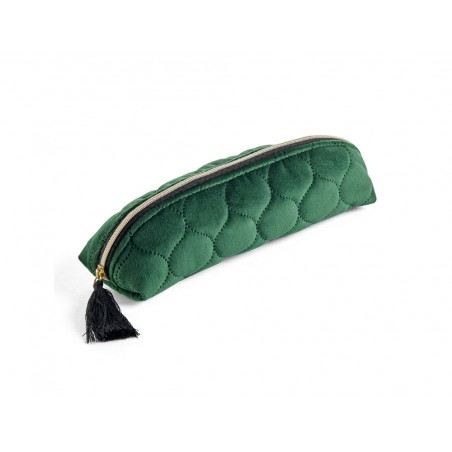 Bolso portatodo miquelrius highland days terciopelo verde 215x60x58 mm