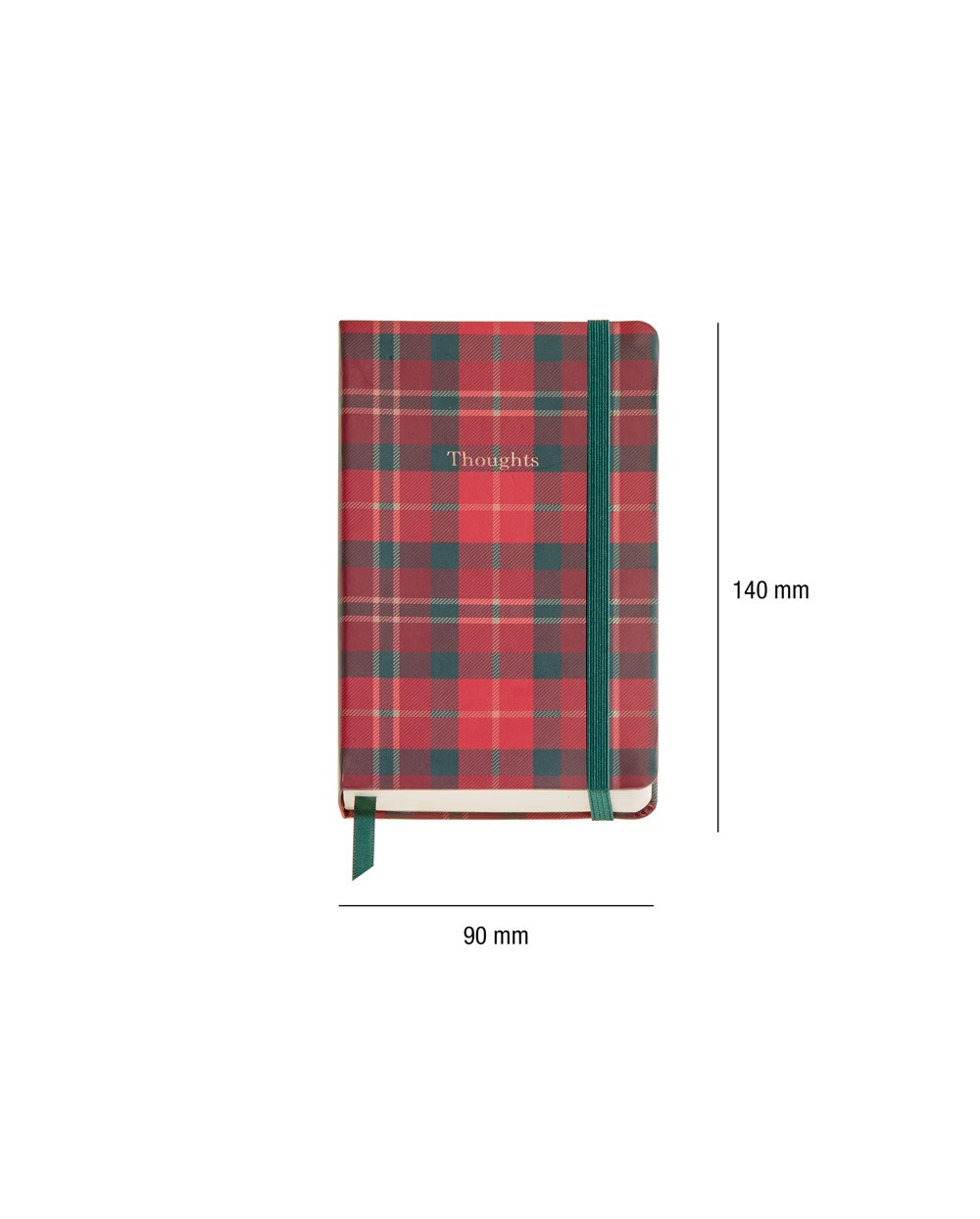 Cuaderno cosido miqulerius lennox highland days logbook 90x140 mm liso 100 hojas marfil