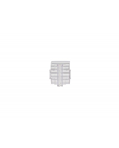 Soporte portaprecios q connect curvo clip de gran agarre y ajustable para estanteria etiqueta 26x22 mm