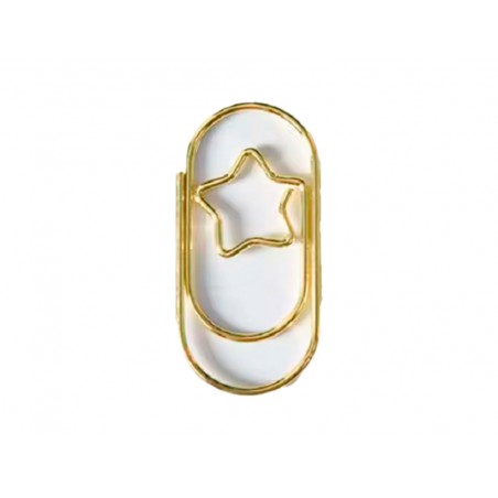 Clips imaginovo 28 mm forma estrella en blister de 10 unidades