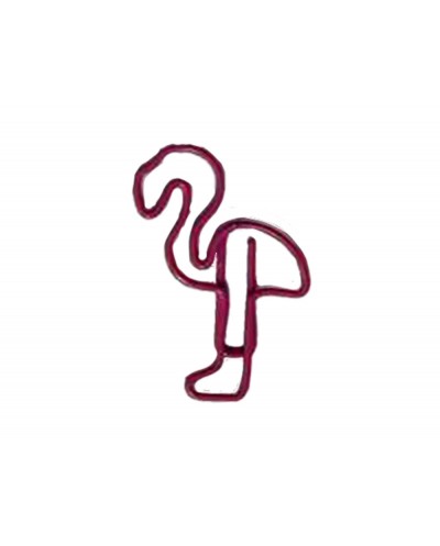 Clips imaginovo 28 mm forma flamenco en blister de 10 unidades