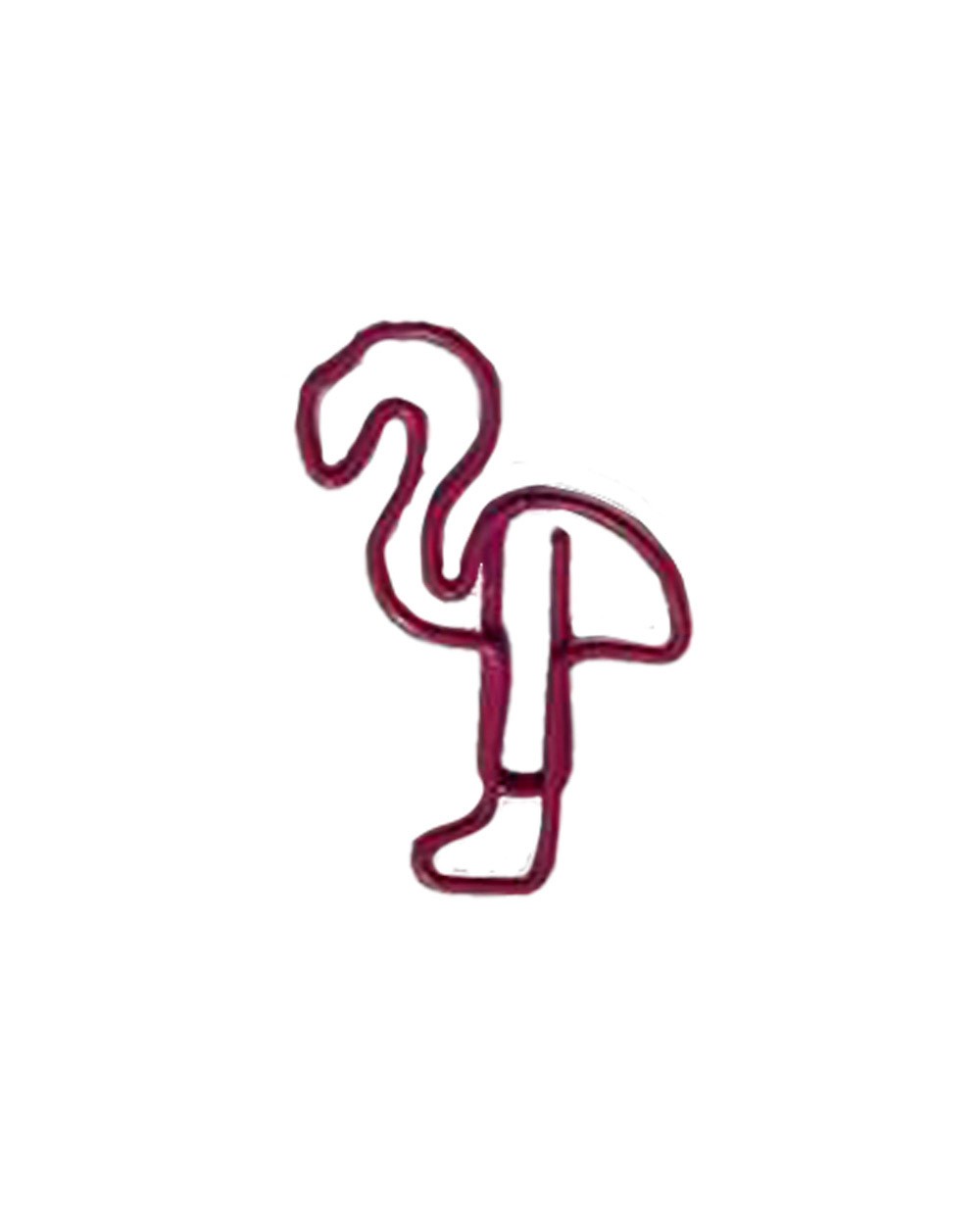 Clips imaginovo 28 mm forma flamenco en blister de 10 unidades