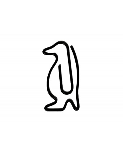 Clips imaginovo 28 mm forma pingino en blister de 10 unidades