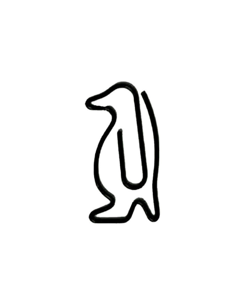 Clips imaginovo 28 mm forma pingino en blister de 10 unidades