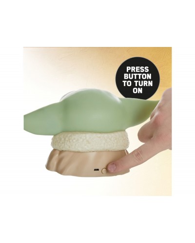 Lampara mandalorian forma grogu 15 cm