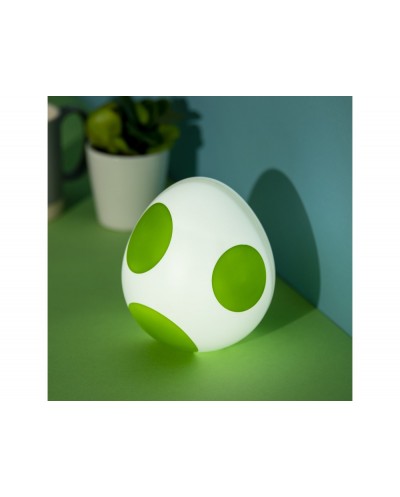 Lampara super mario forma yoshi egg 20 cm