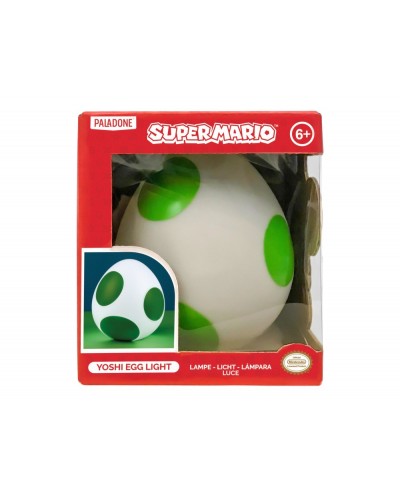 Lampara super mario forma yoshi egg 20 cm