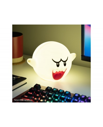 Lampara super mario forma sonidos boo