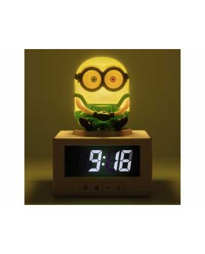 Despertador minions lampara bob