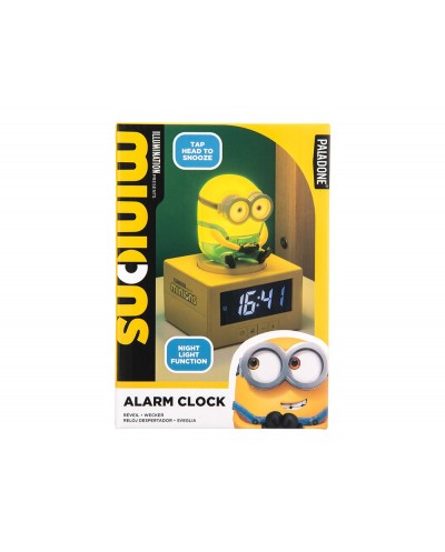 Despertador minions lampara bob