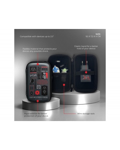 Estuche tecnologico star wars dark side