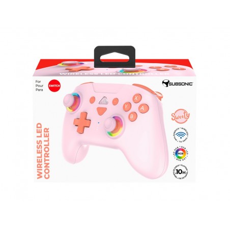 Mando inalambrico subsonic wireless led rosa